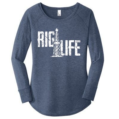 Rig Life Oilfield Women's Perfect Tri Tunic Long Sleeve Shirt