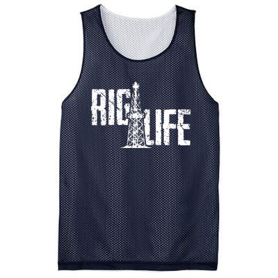 Rig Life Oilfield Mesh Reversible Basketball Jersey Tank