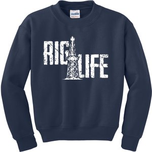 Rig Life Oilfield Kids Sweatshirt