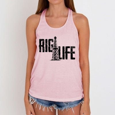 Rig Life Oilfield Women's Knotted Racerback Tank