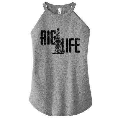 Rig Life Oilfield Women’s Perfect Tri Rocker Tank