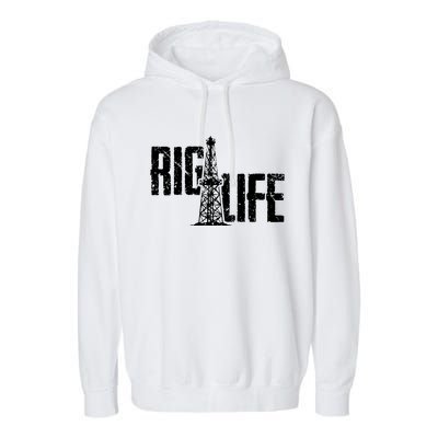 Rig Life Oilfield Garment-Dyed Fleece Hoodie