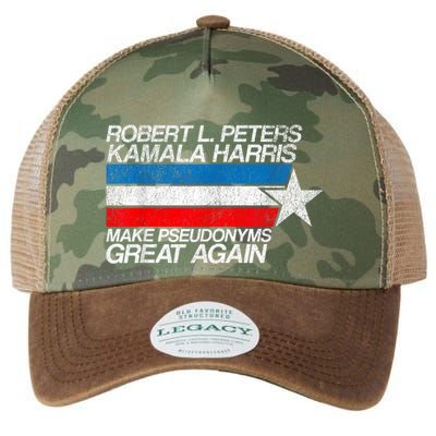 Robert L Peters Make Pseudonyms Great Again Anti Biden Legacy Tie Dye Trucker Hat