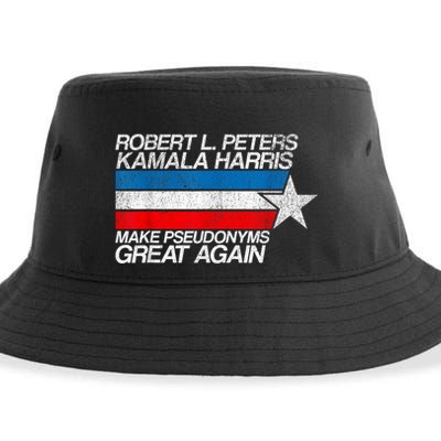 Robert L Peters Make Pseudonyms Great Again Anti Biden Sustainable Bucket Hat
