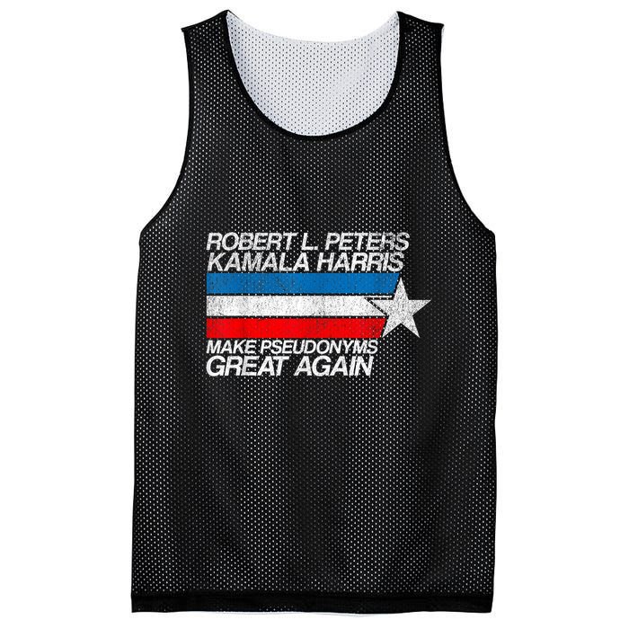 Robert L Peters Make Pseudonyms Great Again Anti Biden Mesh Reversible Basketball Jersey Tank
