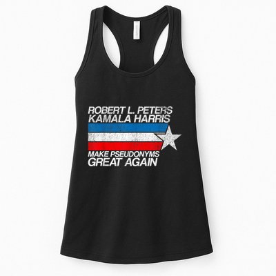Robert L Peters Make Pseudonyms Great Again Anti Biden Womens Tank Top