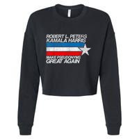 Robert L Peters Make Pseudonyms Great Again Anti Biden Cropped Pullover Crew