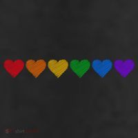 Rainbow LGBT Pride Hearts Trucker Hat