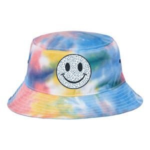 Retro Leopard Print Emoji Smiley Tie Dye Newport Bucket Hat