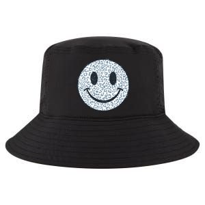 Retro Leopard Print Emoji Smiley Cool Comfort Performance Bucket Hat