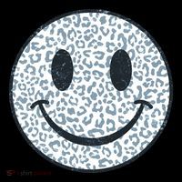 Retro Leopard Print Emoji Smiley Toddler Sweatshirt