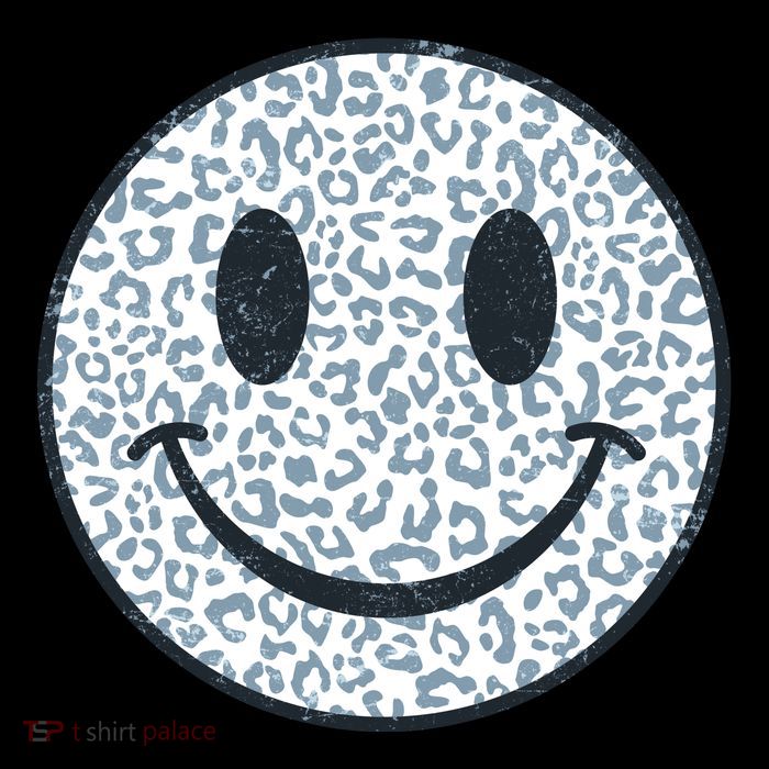 Retro Leopard Print Emoji Smiley Tank Top