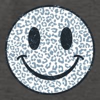 Retro Leopard Print Emoji Smiley Vector Backpack
