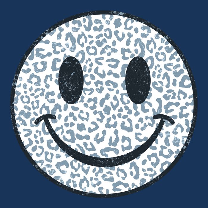 Retro Leopard Print Emoji Smiley Infant Baby Jersey Bodysuit