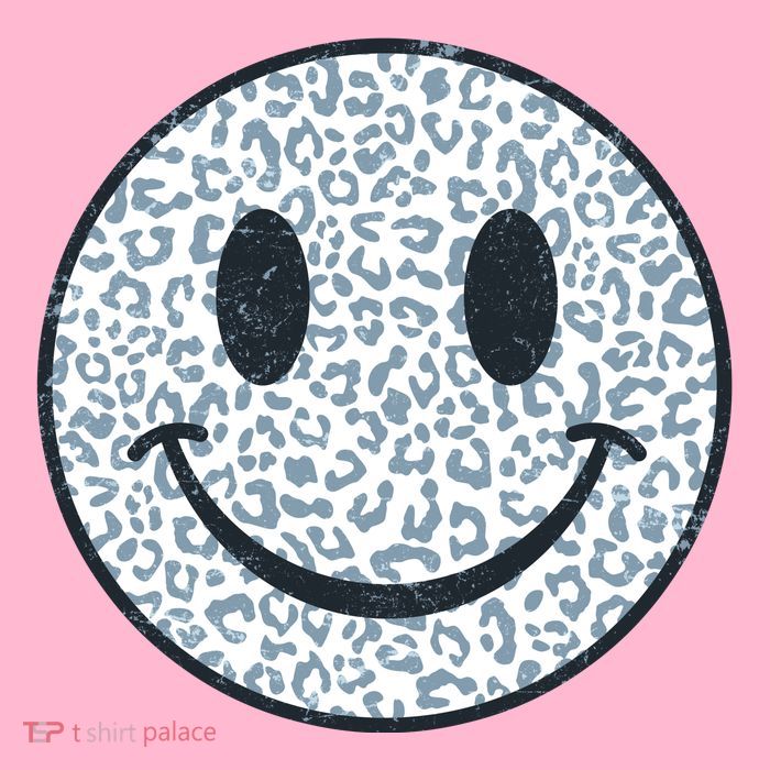 Retro Leopard Print Emoji Smiley Hoodie