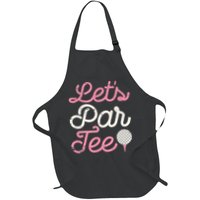 retro Let's Par Tee Golf Player Golfer Dad Papa Apron