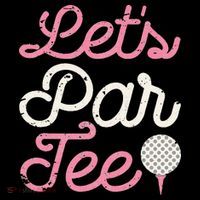 retro Let's Par Tee Golf Player Golfer Dad Papa Sustainable Bucket Hat