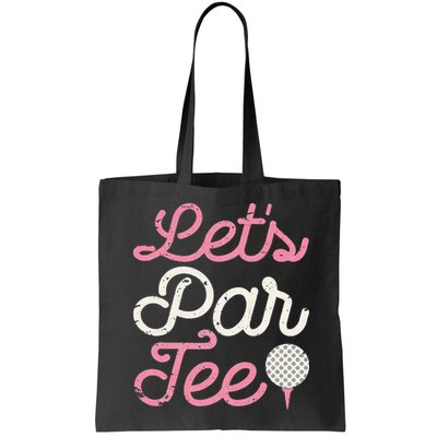 retro Let's Par Tee Golf Player Golfer Dad Papa Bag