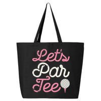 retro Let's Par Tee Golf Player Golfer Dad Papa 25L Jumbo Tote