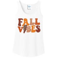 Retro Leopard Print Fall Season Vibes Ladies Essential Tank