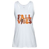 Retro Leopard Print Fall Season Vibes Ladies Essential Flowy Tank