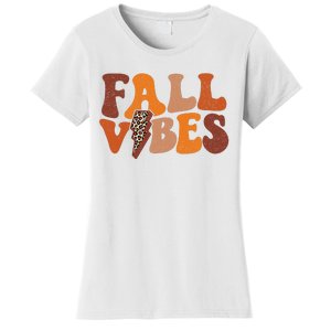 Retro Leopard Print Fall Season Vibes Women's T-Shirt