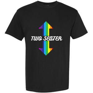 Rainbow Lgbt Pride Two Seater Garment-Dyed Heavyweight T-Shirt