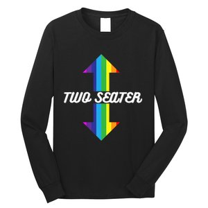 Rainbow Lgbt Pride Two Seater Long Sleeve Shirt