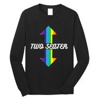 Rainbow Lgbt Pride Two Seater Long Sleeve Shirt