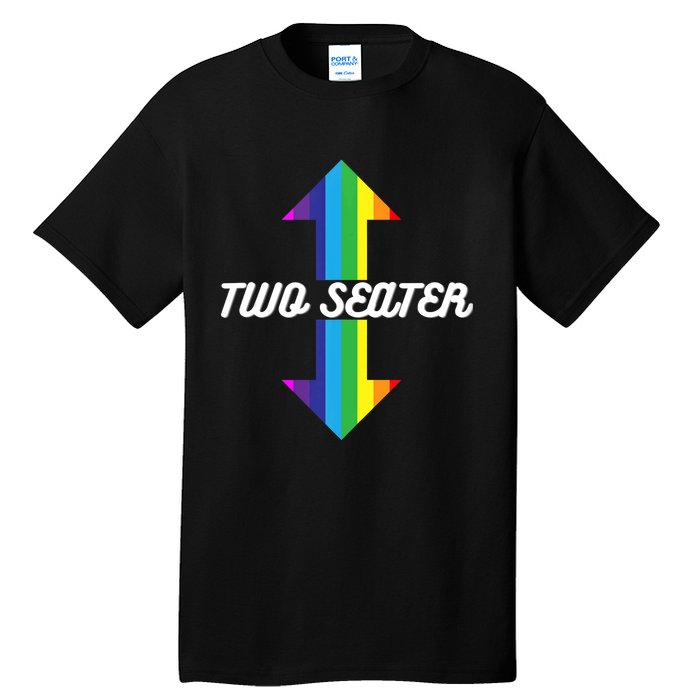 Rainbow Lgbt Pride Two Seater Tall T-Shirt