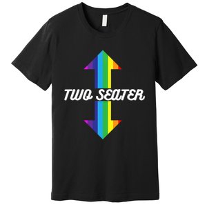 Rainbow Lgbt Pride Two Seater Premium T-Shirt