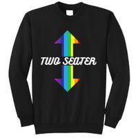 Rainbow Lgbt Pride Two Seater Tall Sweatshirt