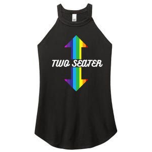 Rainbow Lgbt Pride Two Seater Women's Perfect Tri Rocker Tank