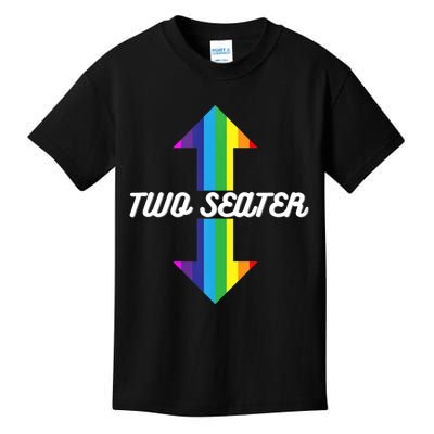 Rainbow Lgbt Pride Two Seater Kids T-Shirt