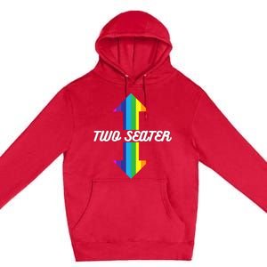 Rainbow Lgbt Pride Two Seater Premium Pullover Hoodie