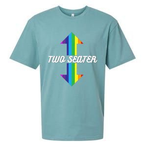 Rainbow Lgbt Pride Two Seater Sueded Cloud Jersey T-Shirt