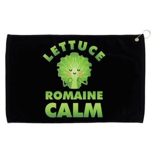 Romaine Lettuce Pun Vegan Vegetarian Gift Grommeted Golf Towel