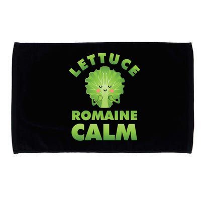 Romaine Lettuce Pun Vegan Vegetarian Gift Microfiber Hand Towel