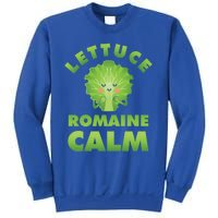 Romaine Lettuce Pun Vegan Vegetarian Gift Sweatshirt