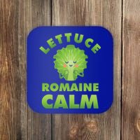 Romaine Lettuce Pun Vegan Vegetarian Gift Coaster