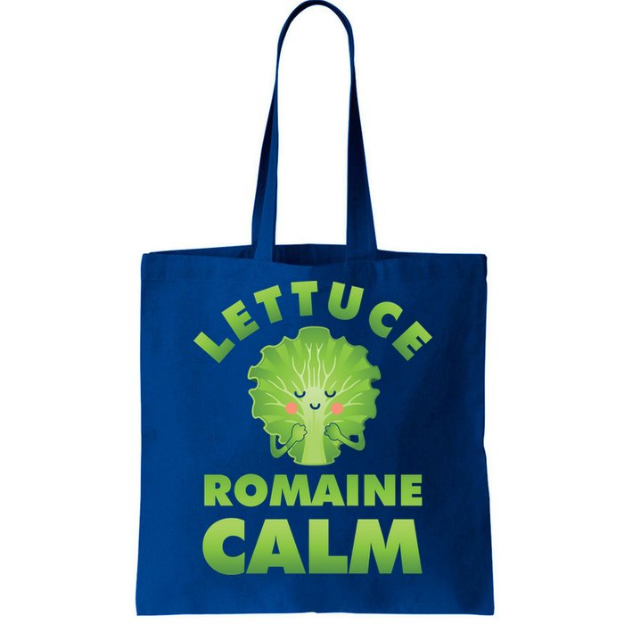 Romaine Lettuce Pun Vegan Vegetarian Gift Tote Bag