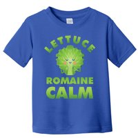 Romaine Lettuce Pun Vegan Vegetarian Gift Toddler T-Shirt