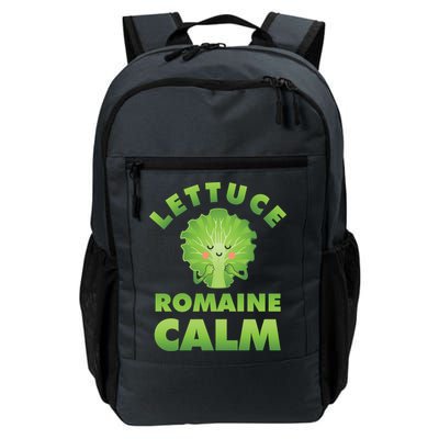 Romaine Lettuce Pun Vegan Vegetarian Gift Daily Commute Backpack