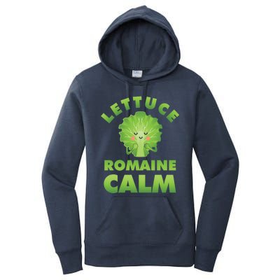 Romaine Lettuce Pun Vegan Vegetarian Gift Women's Pullover Hoodie