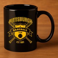 Retro Look Pirate Tailgate Party Gameday Sport Fan Gift 11oz C Handle Ceramic Mug