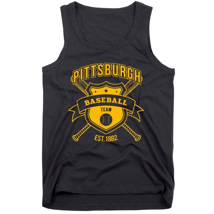 Retro Look Pirate Tailgate Party Gameday Sport Fan Gift Tank Top