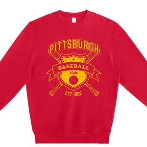 Retro Look Pirate Tailgate Party Gameday Sport Fan Gift Premium Crewneck Sweatshirt