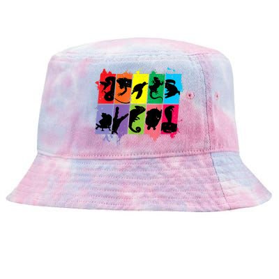 Reptile Lover Pet Snake Lizard Colorful Retro T Tie-Dyed Bucket Hat