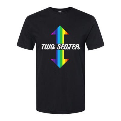 Rainbow Lgbt Pride Two Seater Softstyle® CVC T-Shirt