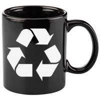 Recycling Logo Recycle Symbol Earth Day 11oz C Handle Ceramic Mug